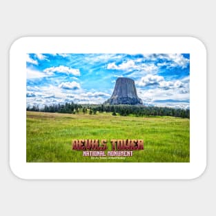 Devils Tower National Monument Sticker